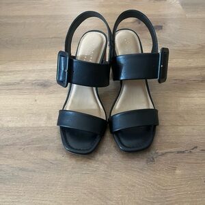 LC Lauren Conrad Black Women's Sandals